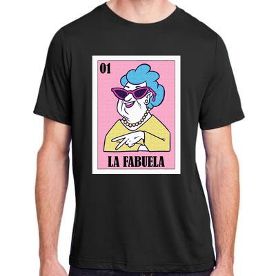 Funny Mexican Design For Grandma La Fabuela Adult ChromaSoft Performance T-Shirt