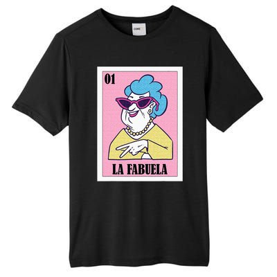 Funny Mexican Design For Grandma La Fabuela Tall Fusion ChromaSoft Performance T-Shirt