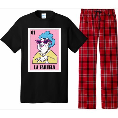 Funny Mexican Design For Grandma La Fabuela Pajama Set