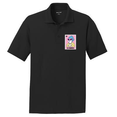 Funny Mexican Design For Grandma La Fabuela PosiCharge RacerMesh Polo