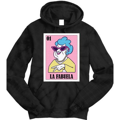 Funny Mexican Design For Grandma La Fabuela Tie Dye Hoodie