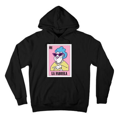 Funny Mexican Design For Grandma La Fabuela Tall Hoodie