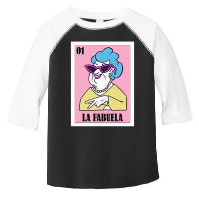 Funny Mexican Design For Grandma La Fabuela Toddler Fine Jersey T-Shirt