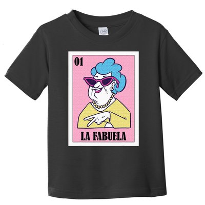 Funny Mexican Design For Grandma La Fabuela Toddler T-Shirt