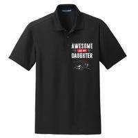 Funny Mom & Dad Gift From Daughter Awesome Like My Daughters Dry Zone Grid Polo