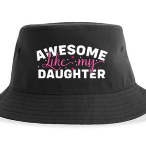 Funny Mom & Dad Gifts From Daughter Awesome Like Mydaughter Sustainable Bucket Hat