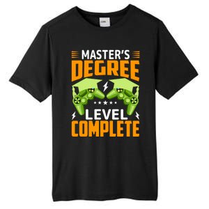 Funny Master’s Degree Level Complete Gamer Video Games Funny Gift Tall Fusion ChromaSoft Performance T-Shirt