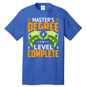 Funny Master’s Degree Level Complete Gamer Video Games Funny Gift Tall T-Shirt