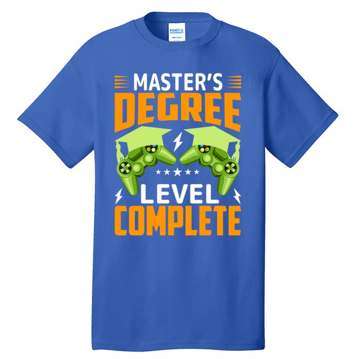 Funny Master’s Degree Level Complete Gamer Video Games Funny Gift Tall T-Shirt