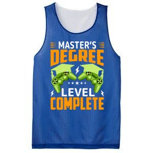 Funny Master’s Degree Level Complete Gamer Video Games Funny Gift Mesh Reversible Basketball Jersey Tank