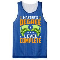 Funny Master’s Degree Level Complete Gamer Video Games Funny Gift Mesh Reversible Basketball Jersey Tank