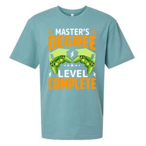 Funny Master’s Degree Level Complete Gamer Video Games Funny Gift Sueded Cloud Jersey T-Shirt