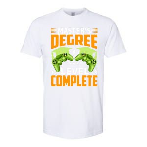 Funny Master’s Degree Level Complete Gamer Video Games Funny Gift Softstyle CVC T-Shirt