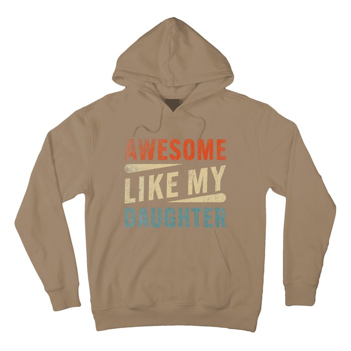 Funny Mom & Dad Gifts From Daughter Awesome Like Mydaughter Hoodie