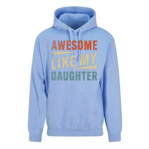 Funny Mom & Dad Gifts From Daughter Awesome Like Mydaughter Unisex Surf Hoodie