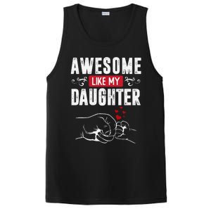 Funny Mom & Dad Gift From Daughter Awesome Like My Daughters PosiCharge Competitor Tank