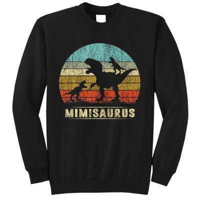 funny Mimi Dinosaur Mimisaurus 2 Two Family Sweatshirt