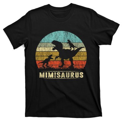 funny Mimi Dinosaur Mimisaurus 2 Two Family T-Shirt