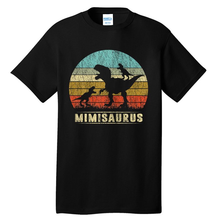 funny Mimi Dinosaur Mimisaurus 2 Two Family Tall T-Shirt