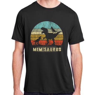 funny Mimi Dinosaur Mimisaurus 2 Two Family Adult ChromaSoft Performance T-Shirt