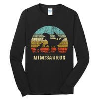 funny Mimi Dinosaur Mimisaurus 2 Two Family Tall Long Sleeve T-Shirt