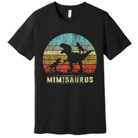 funny Mimi Dinosaur Mimisaurus 2 Two Family Premium T-Shirt