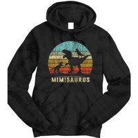 funny Mimi Dinosaur Mimisaurus 2 Two Family Tie Dye Hoodie