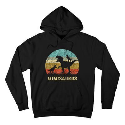 funny Mimi Dinosaur Mimisaurus 2 Two Family Tall Hoodie