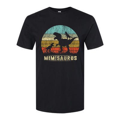 funny Mimi Dinosaur Mimisaurus 2 Two Family Softstyle CVC T-Shirt