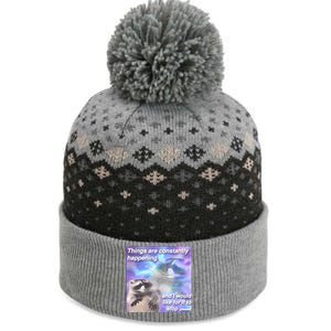 Funny Meme Dark Humor The Baniff Cuffed Pom Beanie