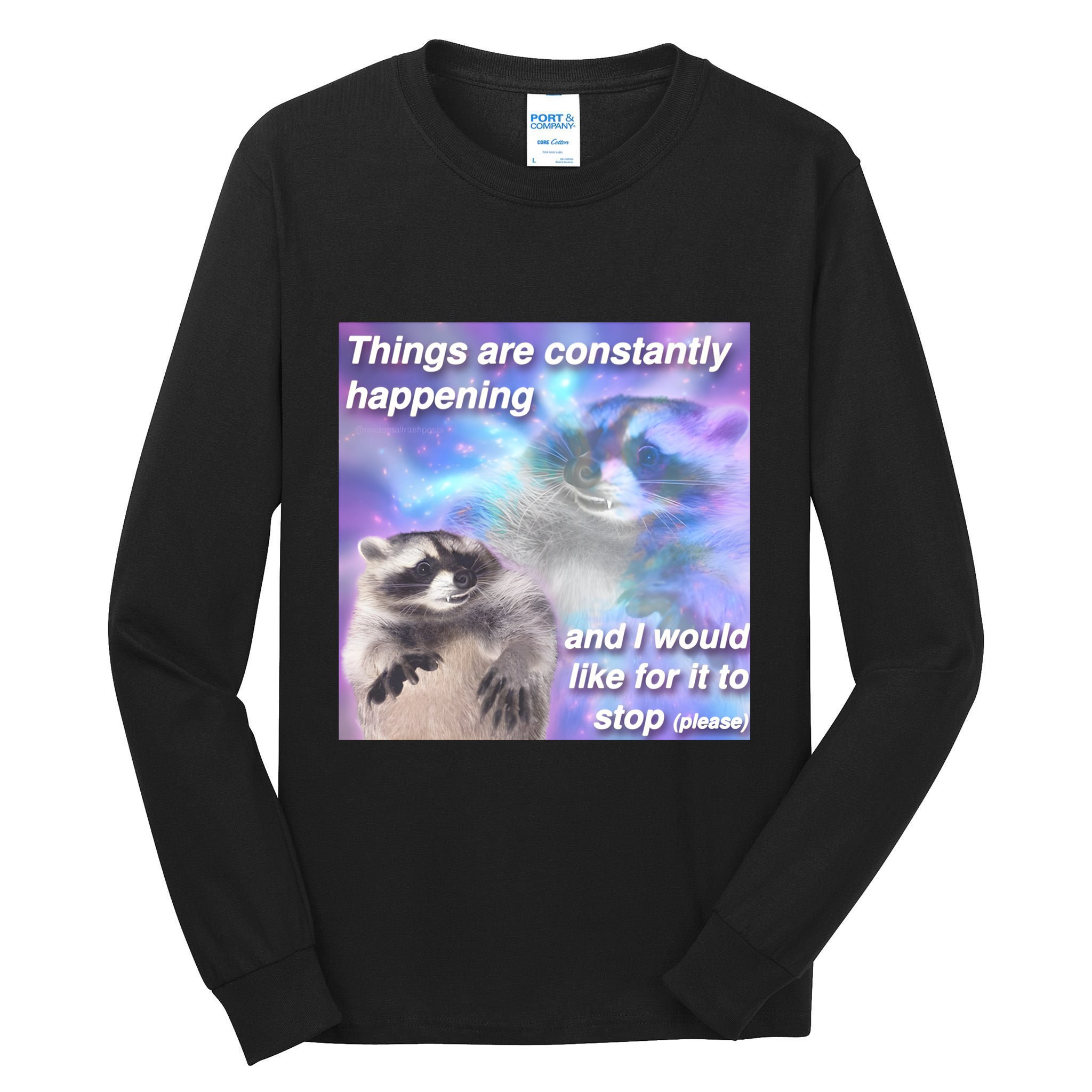 Funny Meme Dark Humor Tall Long Sleeve T-Shirt
