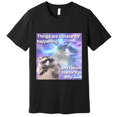 Funny Meme Dark Humor Premium T-Shirt