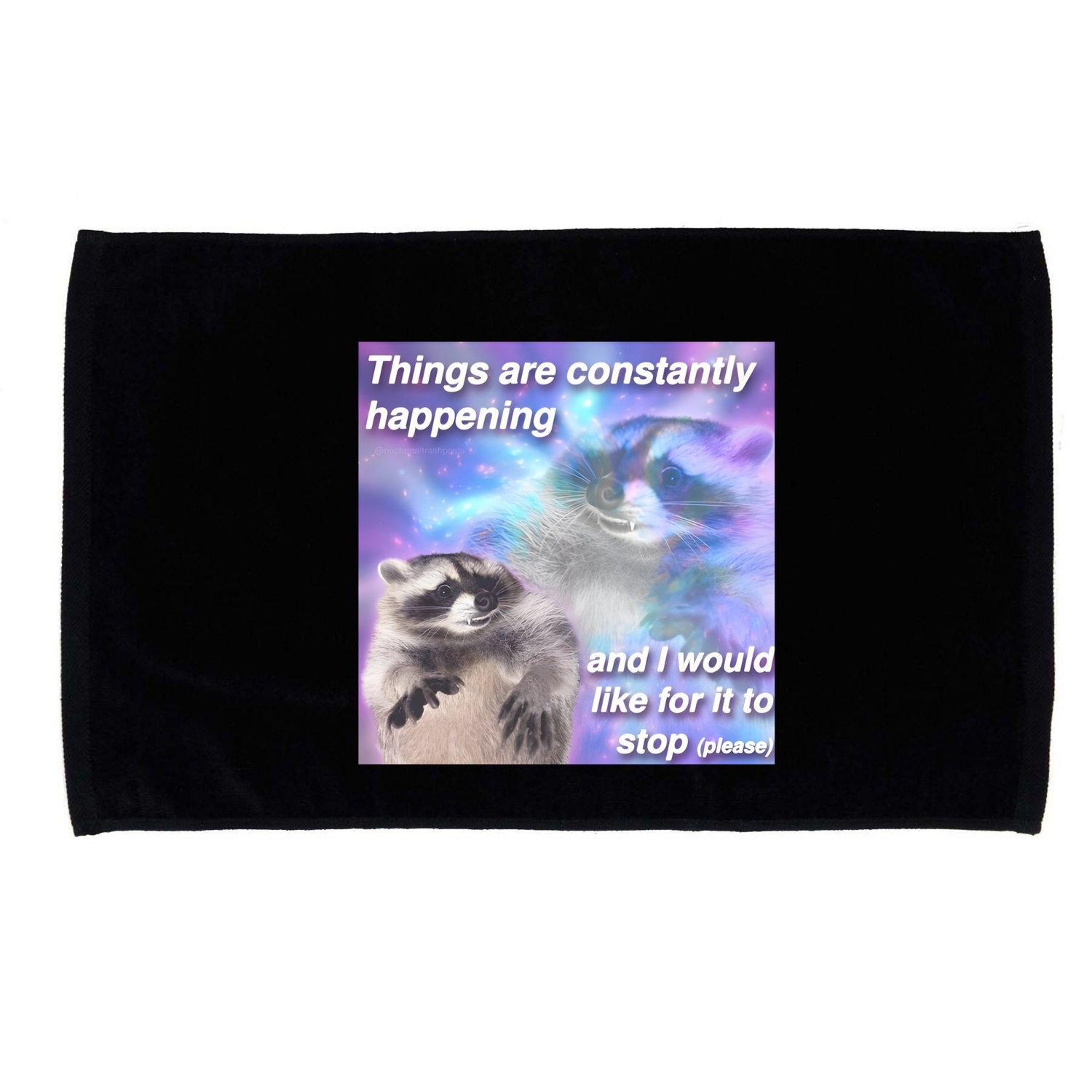 Funny Meme Dark Humor Microfiber Hand Towel