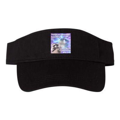 Funny Meme Dark Humor Valucap Bio-Washed Visor