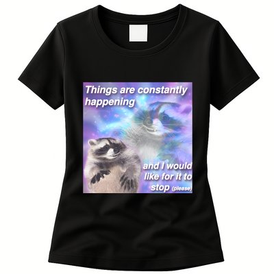 Funny Meme Dark Humor Womens T-Shirt