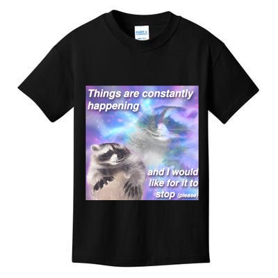 Funny Meme Dark Humor Kids T-Shirt