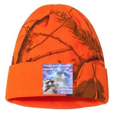 Funny Meme Dark Humor Kati Licensed 12" Camo Beanie