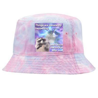 Funny Meme Dark Humor Tie-Dyed Bucket Hat