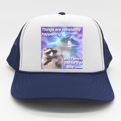 Funny Meme Dark Humor Trucker Hat