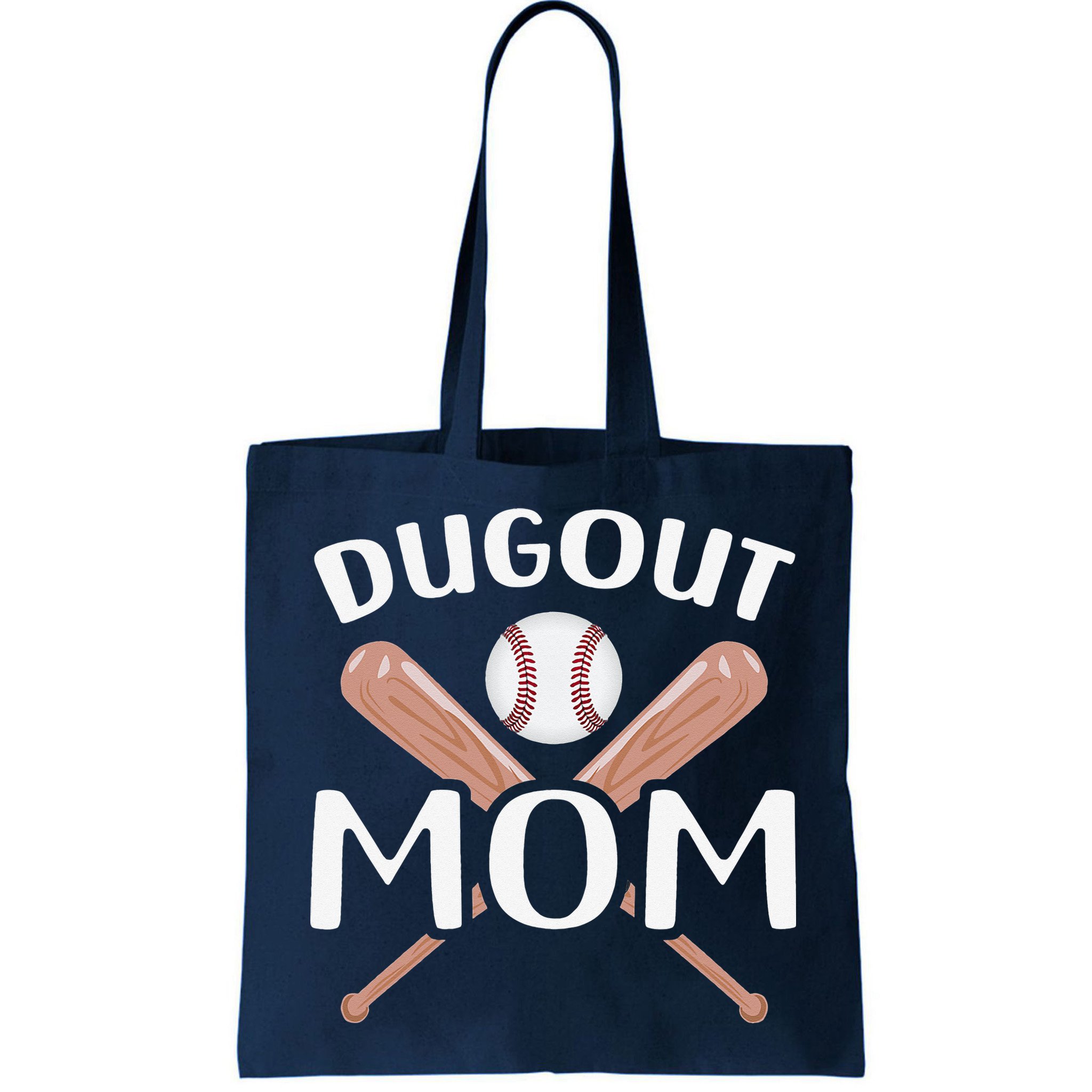 Funny Mom Dugout Mom Baseball Cool Baseball Mom Bag