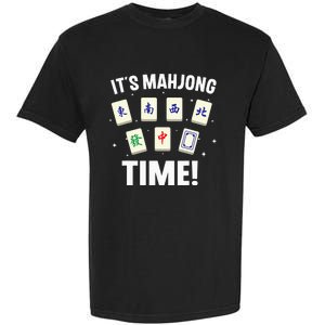 Funny Mahjong Design For Mahjong Game Player Lover Garment-Dyed Heavyweight T-Shirt