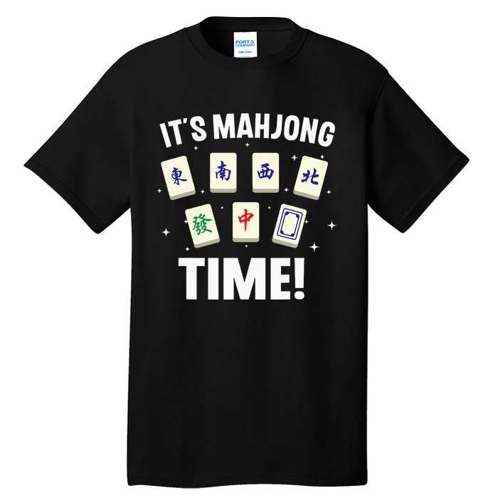 Funny Mahjong Design For Mahjong Game Player Lover Tall T-Shirt