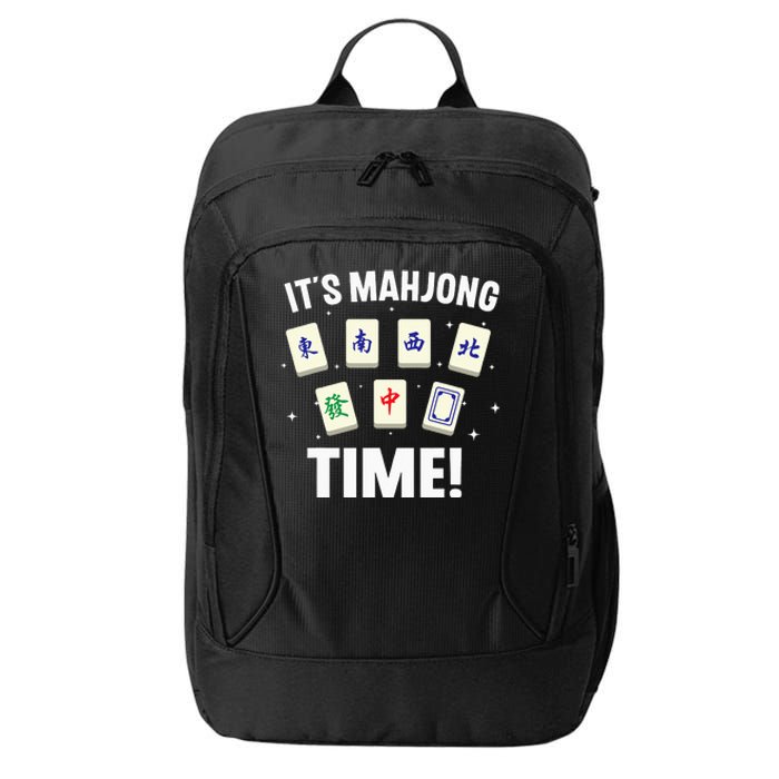 Funny Mahjong Design For Mahjong Game Player Lover City Backpack