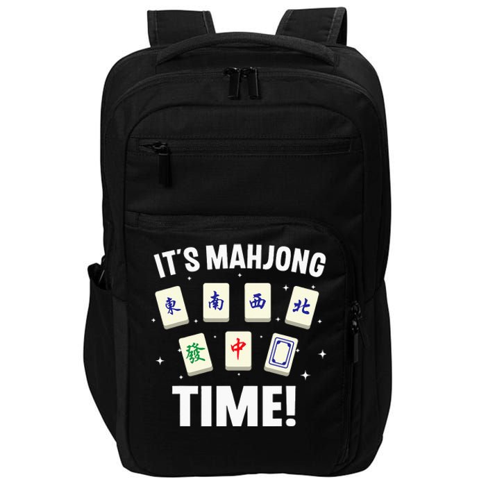 Funny Mahjong Design For Mahjong Game Player Lover Impact Tech Backpack