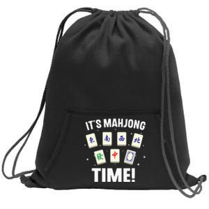 Funny Mahjong Design For Mahjong Game Player Lover Sweatshirt Cinch Pack Bag