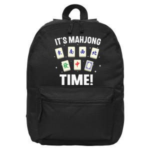 Funny Mahjong Design For Mahjong Game Player Lover 16 in Basic Backpack