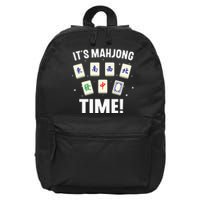 Funny Mahjong Design For Mahjong Game Player Lover 16 in Basic Backpack