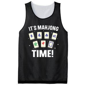 Funny Mahjong Design For Mahjong Game Player Lover Mesh Reversible Basketball Jersey Tank