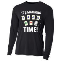 Funny Mahjong Design For Mahjong Game Player Lover Cooling Performance Long Sleeve Crew