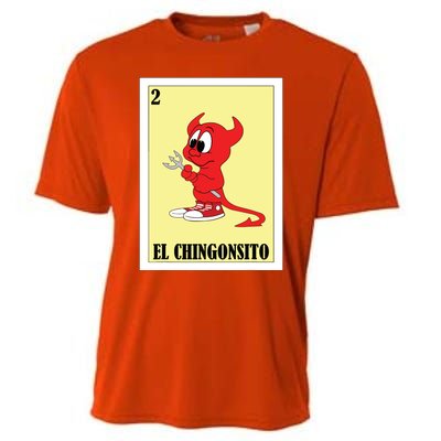 Funny Mexican Design For Kids El Chingonsito Cooling Performance Crew T-Shirt